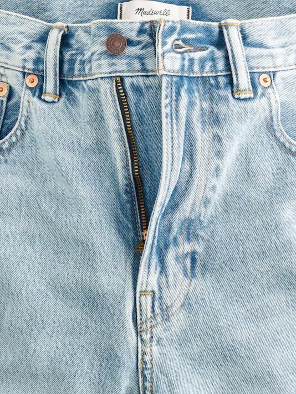 Madewell The 1991 Loose Straight Jean in Ashford Wash-Rigid Size 34 $148 NY976 - Picture 6 of 11